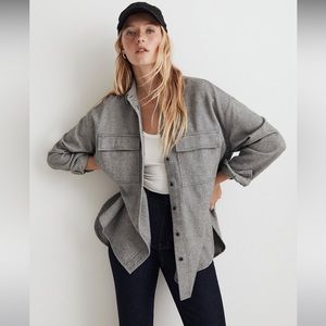Madewell Brushed Oversized Shirt-Jacket